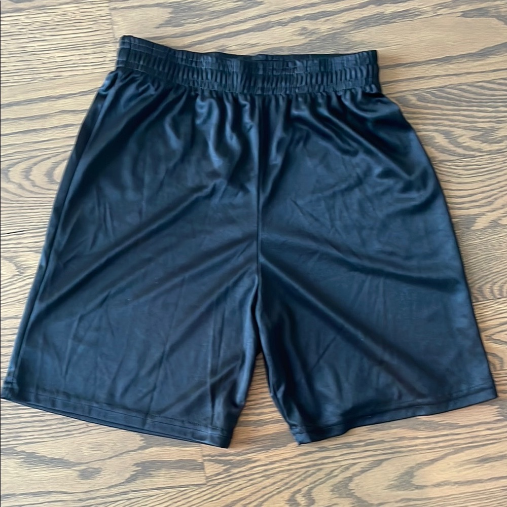 Black Athletic Shorts Youth Medium